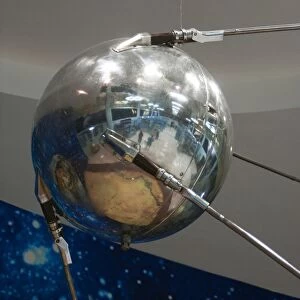 Sputnik model in Baikonur museum