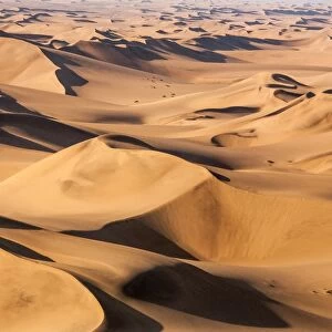 Aerial view of the dunes of the Namib Desert, Namibia, Africa