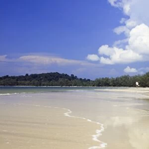 Beach in Ream National Park, Sihanoukville, Cambodia, Indochina, Southeast Asia, Asia