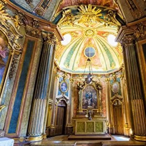 Chapel, Royal Summer Palace of Queluz, Lisbon, Portugal, Europe