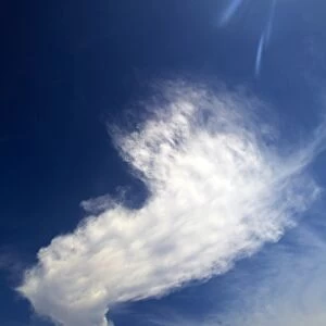 Cloud formation, Maldives, Indian Ocean, Asia