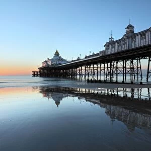 Eastbourne Pier at sunrise, Eastbourne, East Sussex, England, United Kingdom, Europe