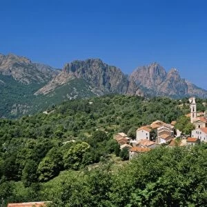 Evisa, near Porto, Deux Sevi region, Corsica, France, Europe