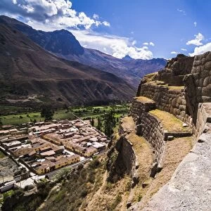 Inca Ruins of Ollantaytambo, Sacred Valley of the Incas (Urubamba Valley), near Cusco