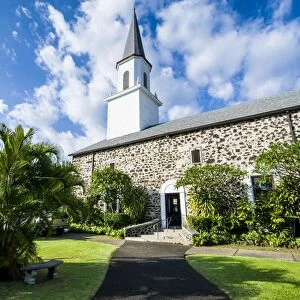 Mokuaikaua church, Kailua-Kona, Big Island, Hawaii, United States of America, Pacific