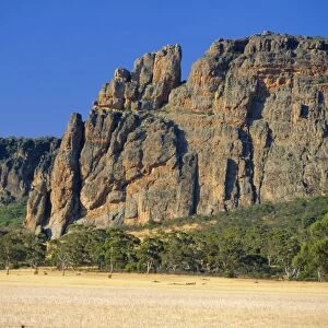 Mt Arapiles, a rock-climbing venue near Natimuk that rises out of the Wimmera