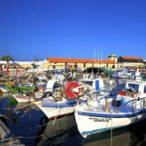 Paphos Harbour, Paphos, Cyprus, Eastern Mediterranean Sea, Europe