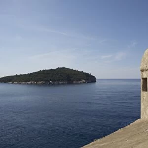 View from the city wall, Dubrovnik, Dalmatian Coast, Croatia, Europe