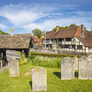 The 14th century Crown Inn Chiddingfold, Surrey, England, UK