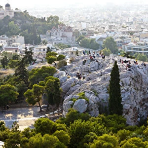 Areopagus Rock & Acropolis, Asyrmatos District, Athens, Greece