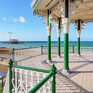 Brighton Beach Bandstand, City of Brighton and Hove, East Sussex, England, United Kingdom