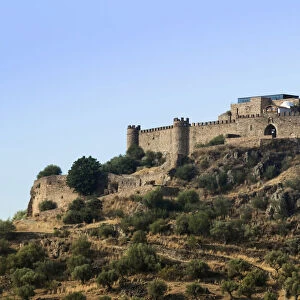 Europe, Iberia, Spain, Badajoz, Alconchel, Miraflores templar castle (Castillo de