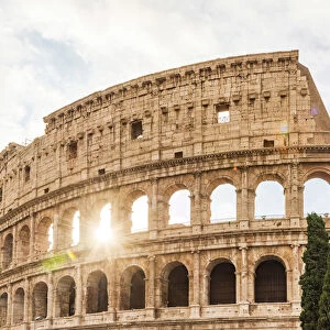 Europe, Italy, Rome. The Colosseum with morning sun