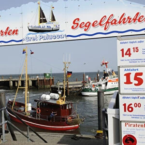 Harbour of List, Sylt, Friesland, Schleswig-Holstein, Germany