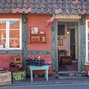 Small shop in Svaneke on Bornholm, Denmark