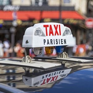Taxi in Paris, France