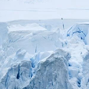 Ice cliff Lemaire Channel Antarctic Peninsula Antarctica