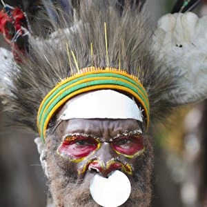 Juiwika Tribe from Western Highlands at Sing-sing at the Paiya Show in Western Highlands