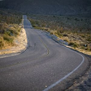 Road through Anza - Borrego Desert State Park California April