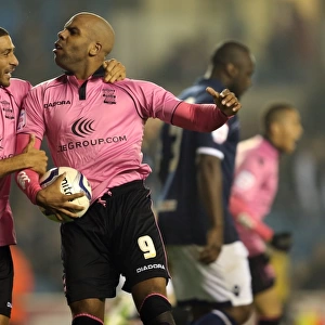 Birmingham City's Double Victory: Marlon King Scores the Second Goal in Thrilling Championship Win at The Den (Millwall vs. Birmingham City, October 23, 2012)