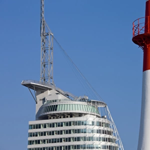 GERMANY, State of Bremen, Bremerhaven. Atlantic Sail City Building