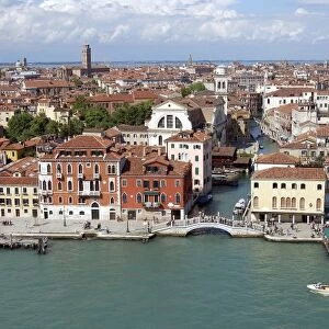 Italy, Venice. Typical canals, bridges and architecture