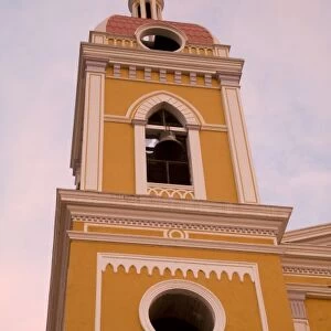 Nicaragua, Granada. Belltower of Cathedral of Granada