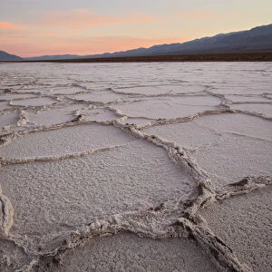 USA California Death Valley Salt Flats