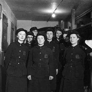 AFS women, Southwark Fire Station, WW2