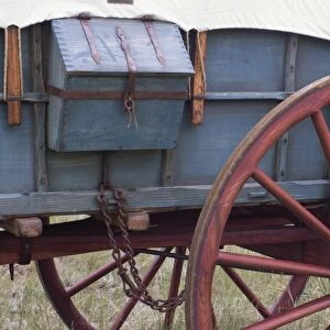 Covered wagon detail