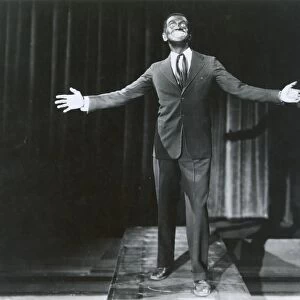 AL JOLSON, 1927. Shown in a scene from The Jazz Singer, 1927