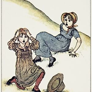 Illustration, 1861, by Kate Greenway for Mother Goose nursery rhymes