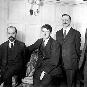 IRISH FREE STATE, 1921. Arthur Griffith, second from right, with members of the