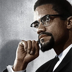 MALCOLM X (1925-1965). Originally Malcolm Little. American religious and political leader