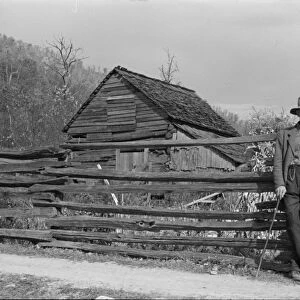 VIRGINIA: POSTMASTER, 1935. The postmaster at Old Rag Mountain, Shenandoah National Park