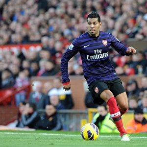 Andre Santos (Arsenal). Manchester United 2: 1 Arsenal. Barclays Premier League. Old Trafford
