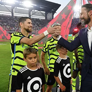 Arsenal FC's Jorginho and Josh Kroenke: A Moment of Connection at the 2023 MLS All-Star Game