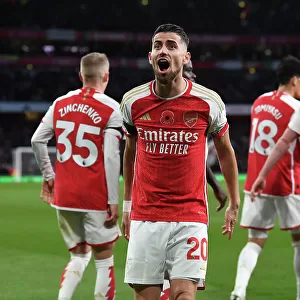 Arsenal's Jorginho Scores the Second Goal: Arsenal FC vs Burnley FC, Premier League 2023-24