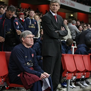 Arsene Wenger and Pat Rice: Leading Arsenal to Victory, 2:0 over Blackburn Rovers, Emirages Stadium, London, 2008