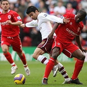Eduardo vs. George Boateng: A Rivalry Unfolded - Middlesbrough's 2:1 Victory over Arsenal in the Barclays Premier League