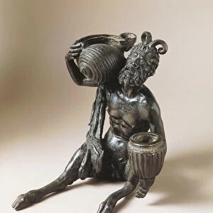 Bronze satyr by Andrea Briosco known as Il Riccio