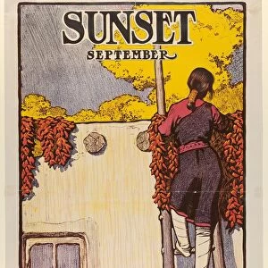 Drawings Prints Print Poster Sunset Magazine
