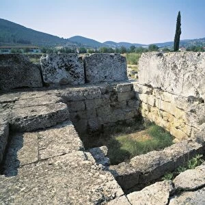 Greece, Peloponnesus, Nemea, Temple of Zeus