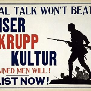 Loyal Talk Won t Beat Kaiser Krupp Kultur - Trained Men Will Anti-German World