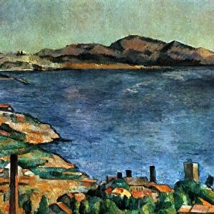 Marseille, 1883-1885. Oil on canvas. Paul Cezanne (1839-1906) French Post-Impressionist