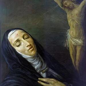 St Rita de Cascia (active 1457). Patron saint of loneliness and spouse abuse. Anonymous
