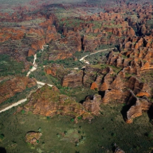 Australia, Purnululu National Park, Bungle Bungle mountain range