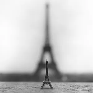 Eiffel Tower, big and small