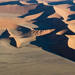 Aerial of desert landscape, Namib-Naukluft Park, Namibia