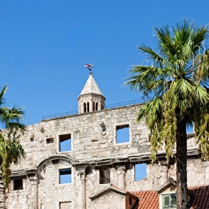 Diocletian palace ruins in Split